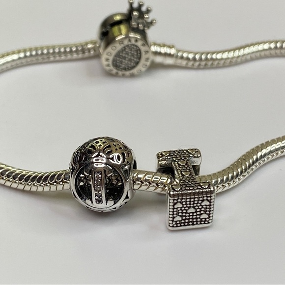 Sterling Silver Vintage Letter I Charm - Picture 8 of 8